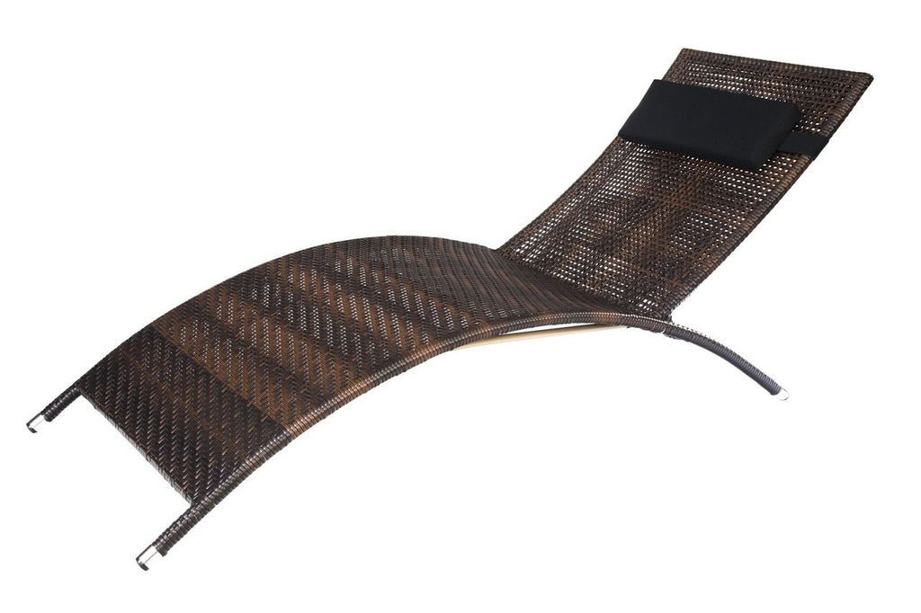 LSL Outdoor Deck Chair - Dark Brown