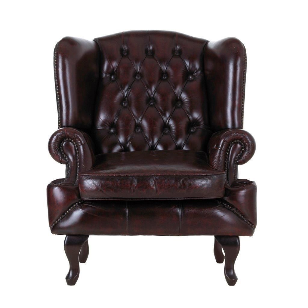 LSL Living Room Armchair Vintage Leather - Black