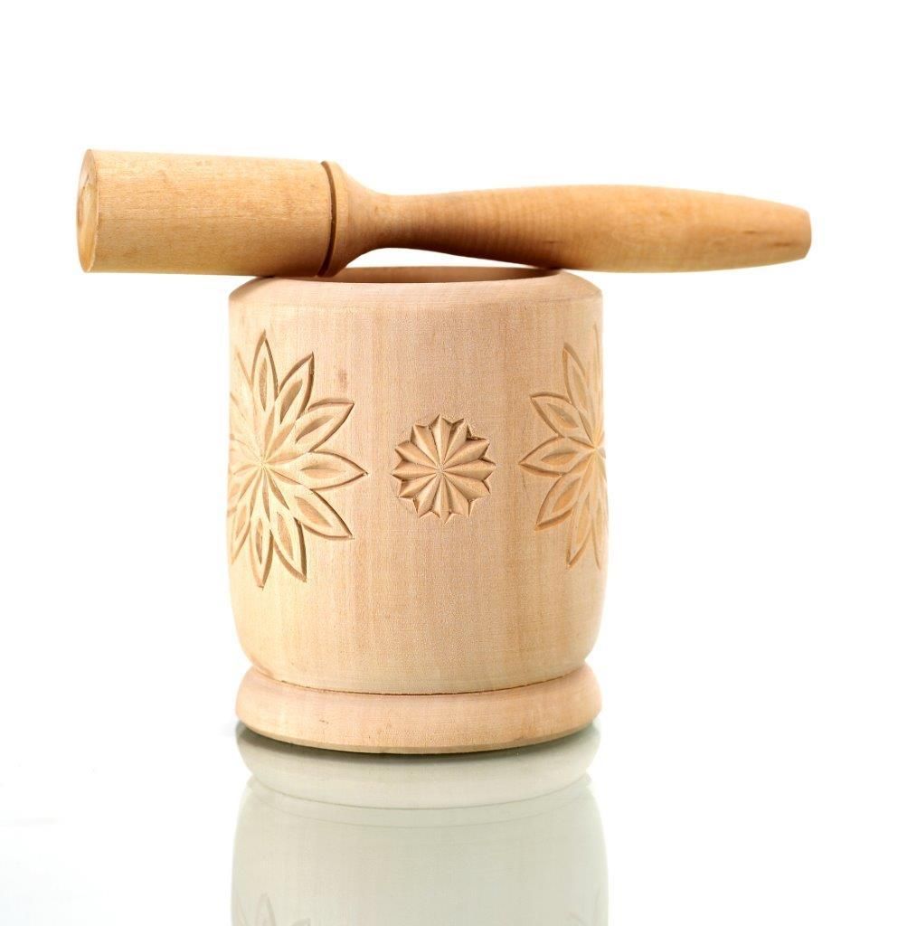LSL Kitchen Wooden Garlic Press